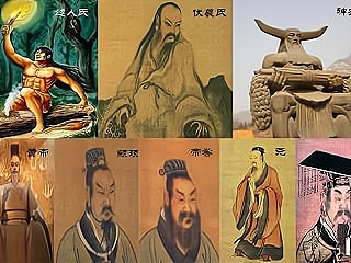 五帝通常指的是黃帝,顓頊(zhuānxū),帝嚳(dìkù),唐堯,虞舜.