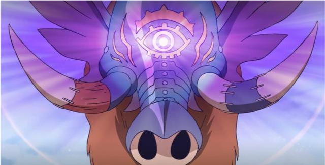 05只剩骨头的究极体猛犸兽也有自己的究极体,而且这个进化也很像是