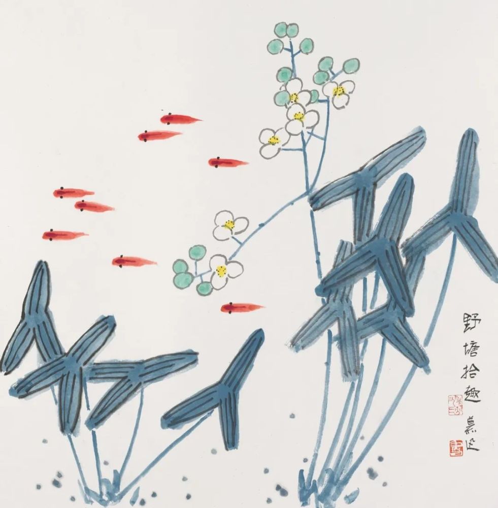 百花向阳开著名画家湖北书画院顾问鲁慕迅新作赏