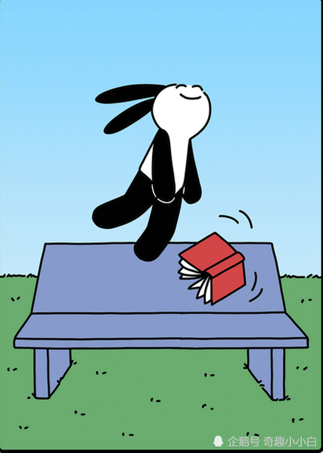 轻松一刻女孩的打招呼让兔子升天但很快就直接坠落