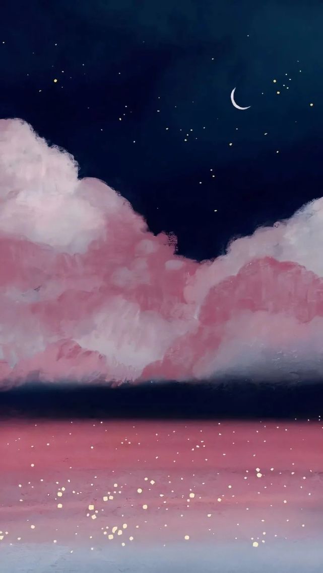 壁纸粉雾海