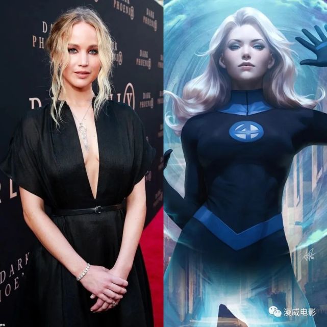 传闻詹妮佛劳伦斯将在重启版神奇四侠中饰演隐形女