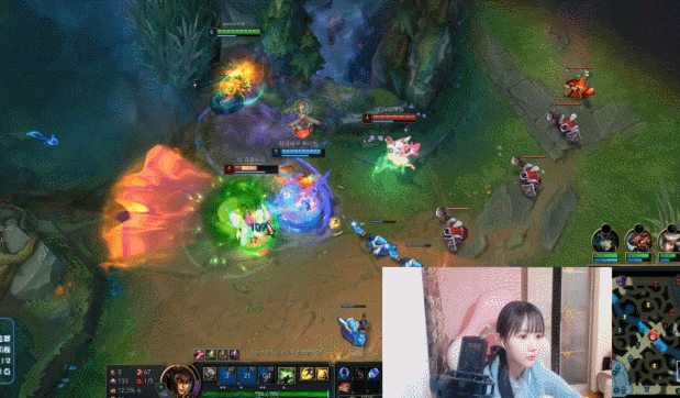 随着lpl春季赛即将继续,在这两天斗鱼开展的"中韩女神杯"再次让大家