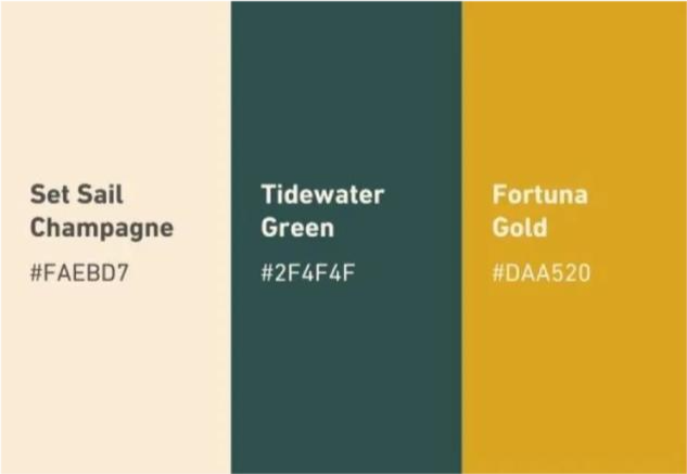 探索2021年流行色系独特神秘又具现代感的潮水绿