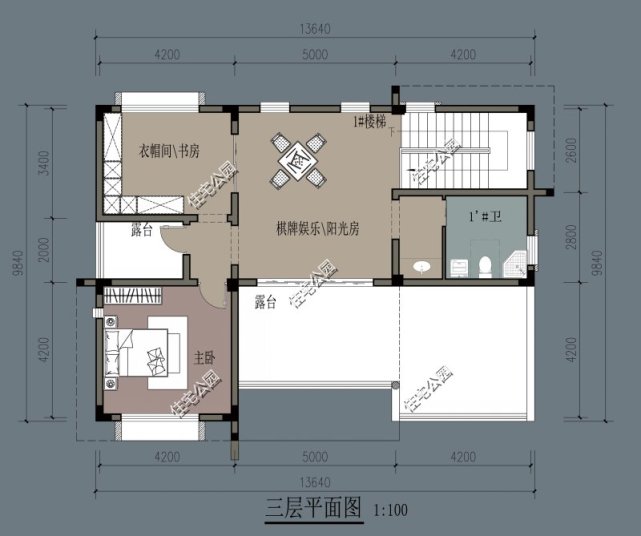 開間15米進深13米新中式兩層半自建房該怎麼設計