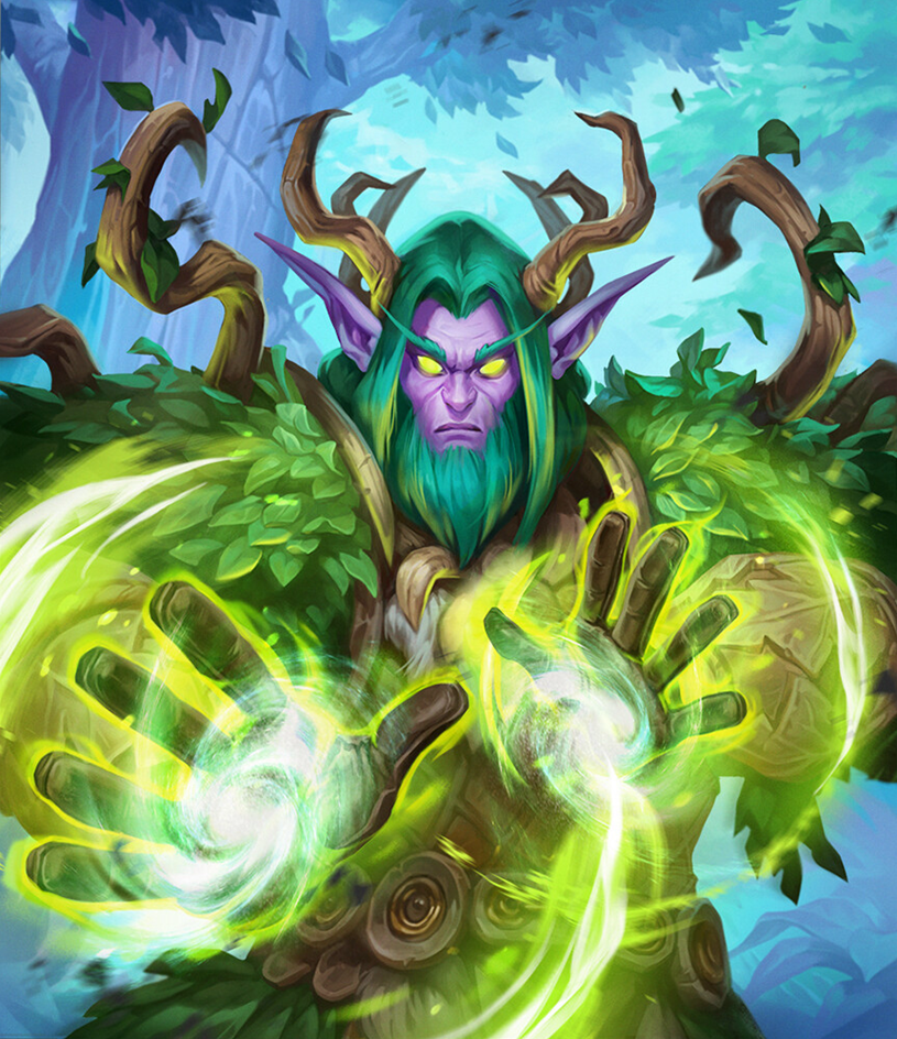 炉石传说:德鲁伊拿萨满英雄也就算了,但你挑什么不好,选牛头人?_腾讯