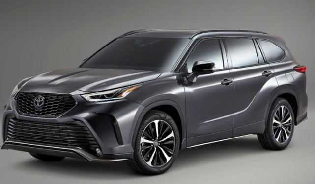 2021款丰田汉兰达20t四驱suv到店试驾