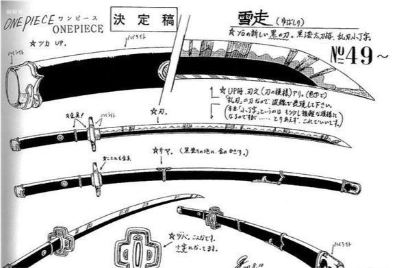 海贼王中的刀分为哪些级别 目前出现了哪些刀 索隆 鹰眼 三代鬼彻 卡文迪许 尾田 樱十 花洲 无上大快刀 达斯琪 海贼王