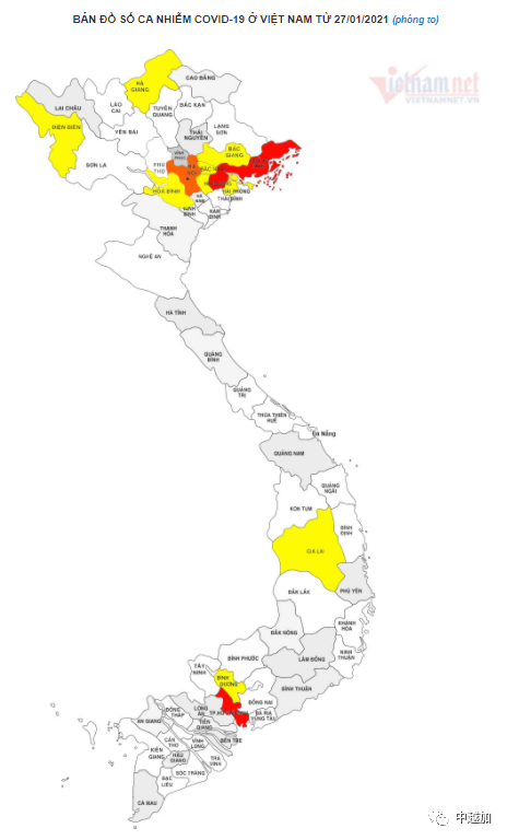越南疫情分布地图图片