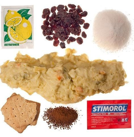 丹麦军队 陆军标准作战口粮马铃薯红烩牛肉,牛肉烤肠,裸麦面包,牛肉