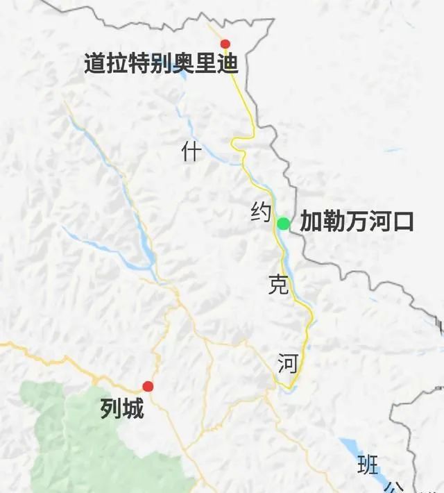 由于什约克河两岸都是海拔六千米级别的高山,常年积雪,难以通行,所以