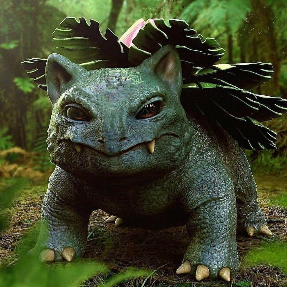 当精灵宝可梦变成现实物种后可达鸭还是憨头憨脑妙蛙草像蜥蜴