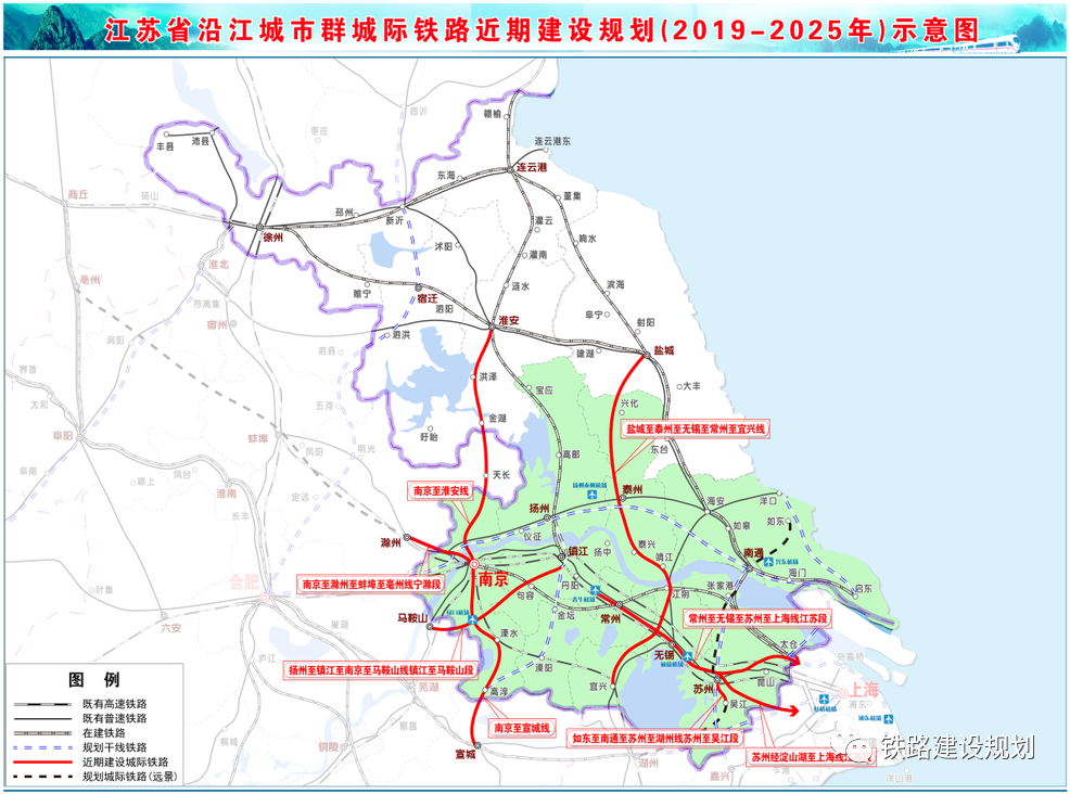 通蘇嘉甬鐵路,北沿江高鐵…江蘇省多個鐵路項目開工時間節點明確