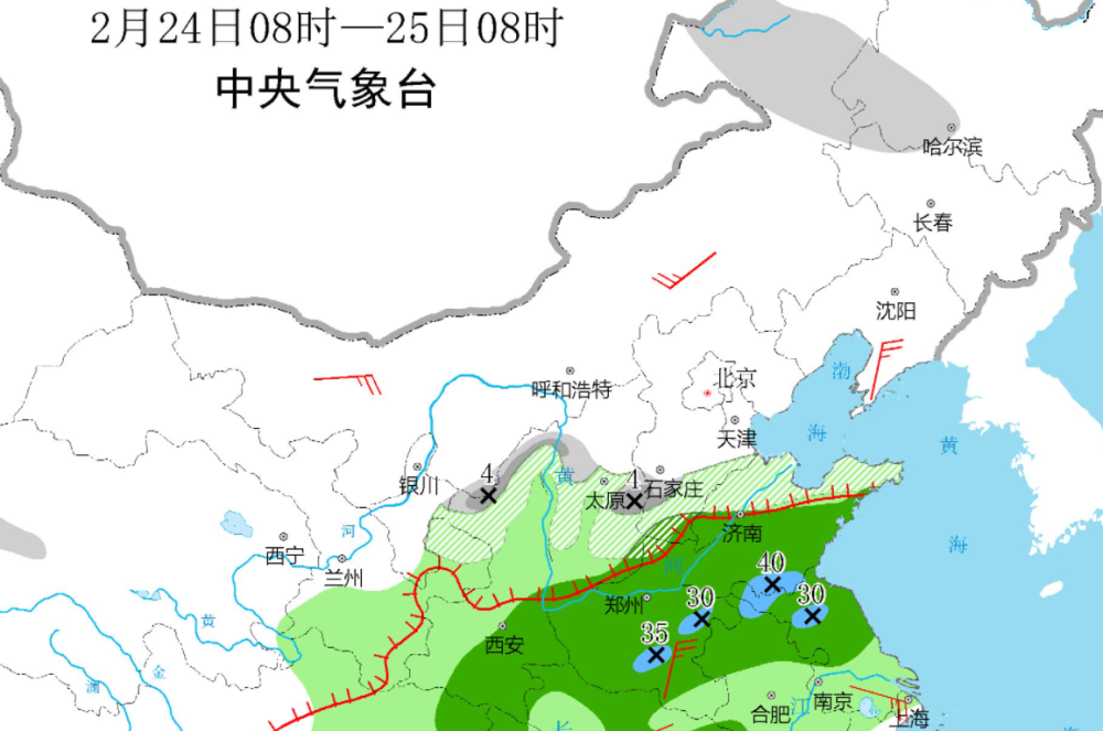 降温|寒潮级降温已开始，大规模水汽在北上！权威预报：北方10省要下雪