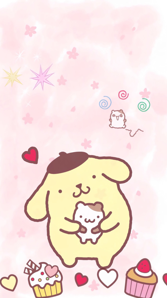 可爱布丁狗壁纸三丽鸥系列