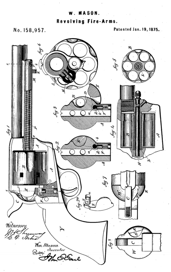 起初,许多公司设计的开顶式左轮手枪的火力明显不如诸如雷明顿m1858等