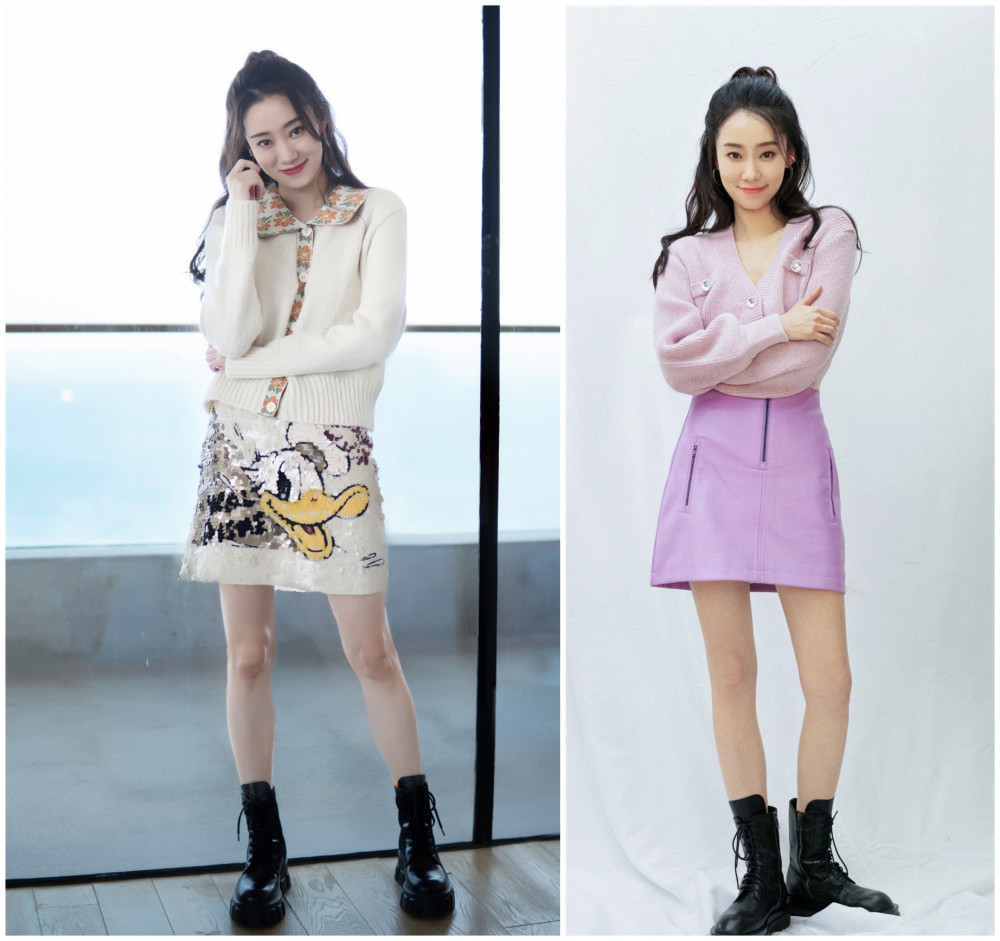 又飒又时髦张小斐下班图美上热搜全靠红气养人