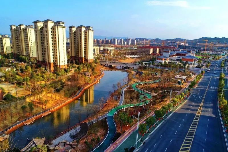 闽北美景|武夷新区:新晋"网红"云谷水系公园水靓景美人气旺!_腾讯新闻