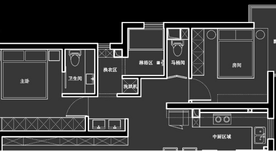 這是他們家四式分離衛生間的平面佈局圖,可以給大家參考一下.