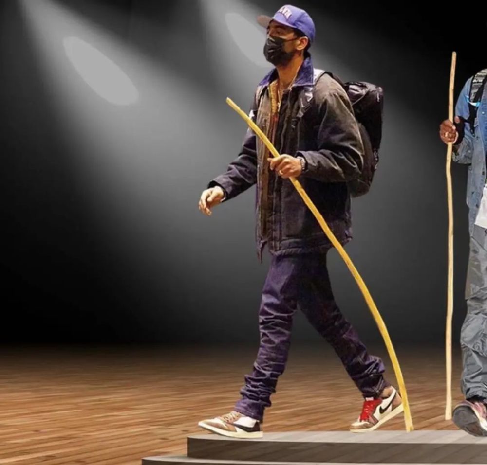 ow x aj1客制配色)(保罗 套头帽衫:strakerscloset;裤子:johngeiger