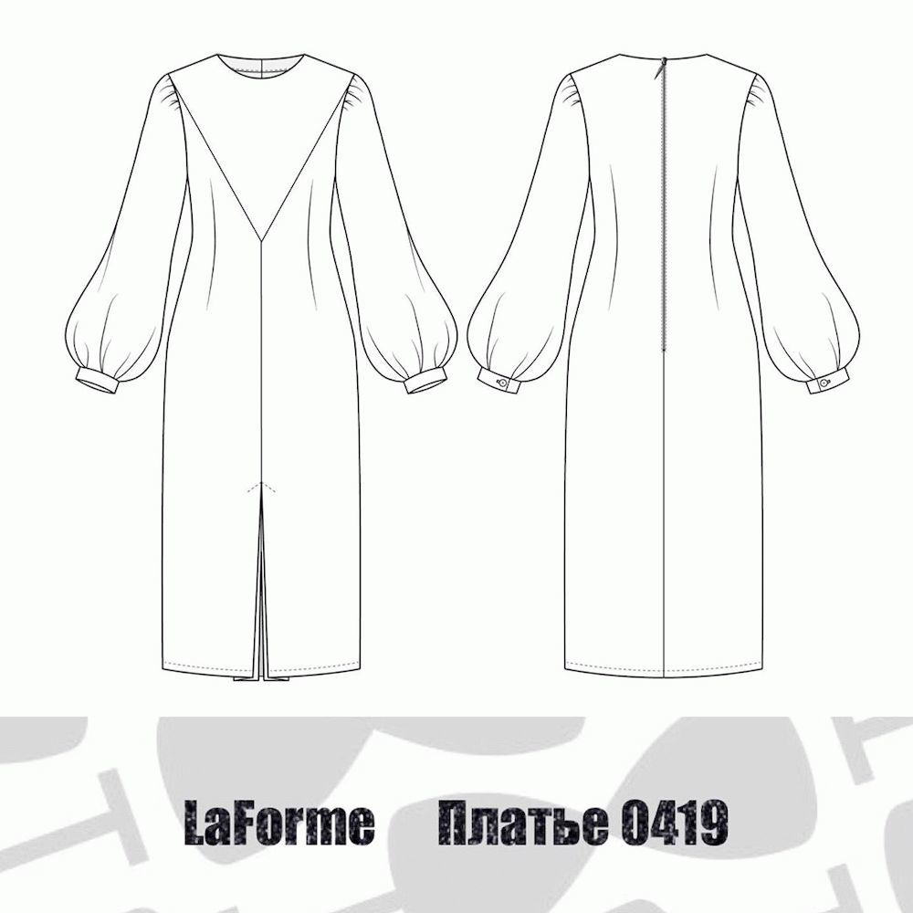 服装设计 | 超级正经的服装设计款式图线稿!