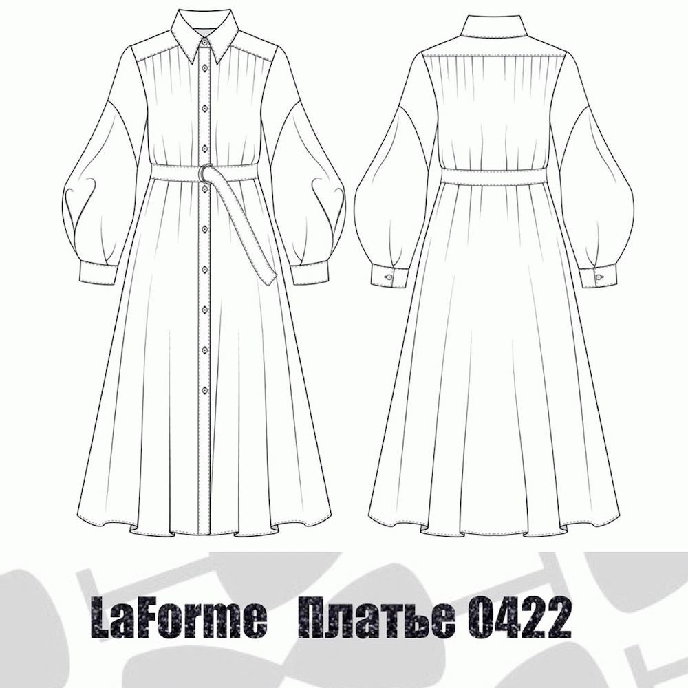 服装设计 | 超级正经的服装设计款式图线稿!