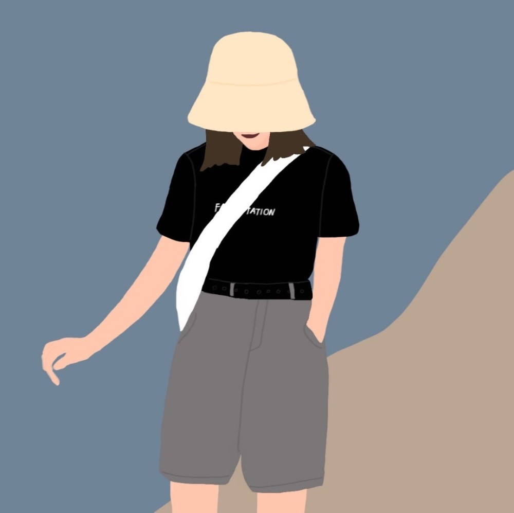 插画文艺范情侣头像_腾讯新闻