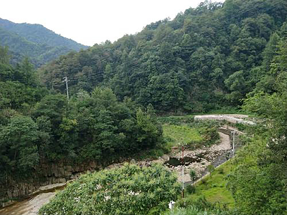 縱覽群山,景德鎮南山的朱尖,遙遙相望,李家山瀑布隨著條條山澗小溪飛