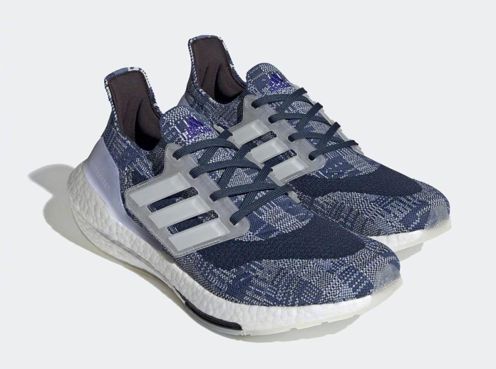 adidas ultra boost 21—"sashiko"配色官图_腾讯新闻