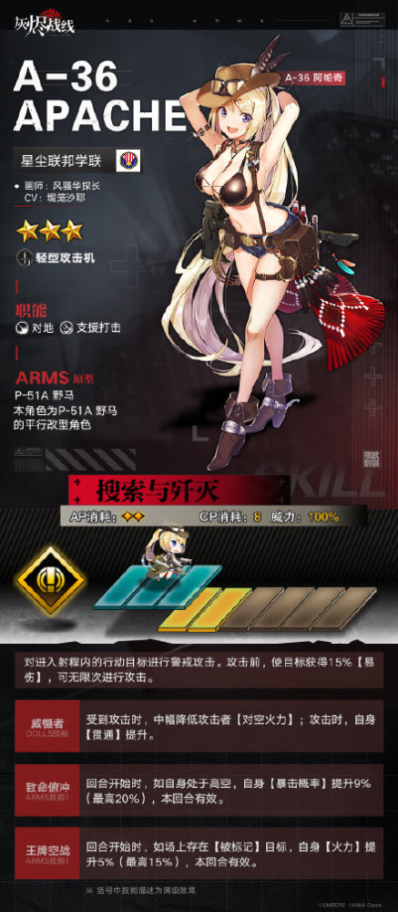 【灰烬战线】美利坚"尖啸恶魔"——a-36战斗轰炸机简介