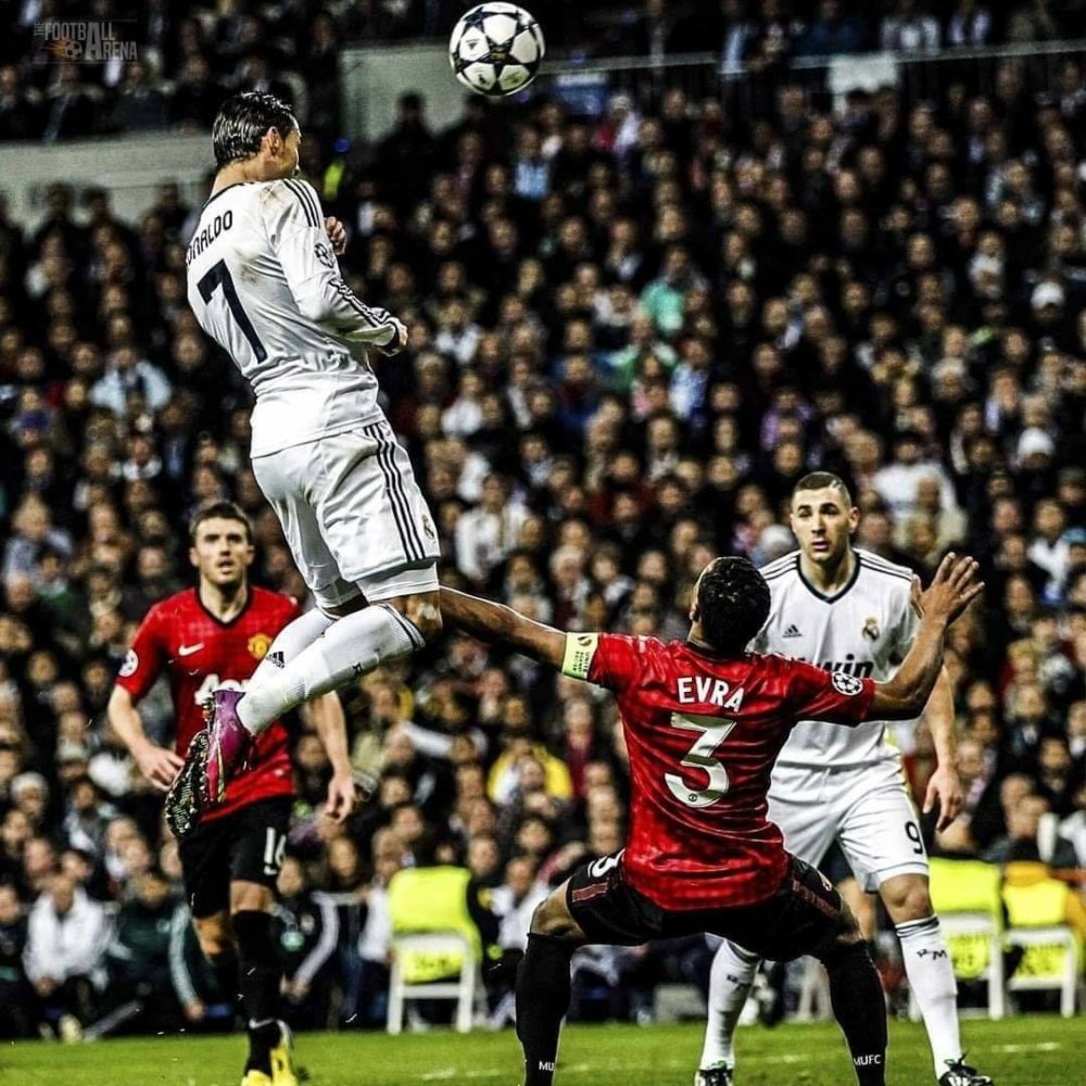 c罗起飞生涯133次头球破门腾空293米创世界纪录梅西25球