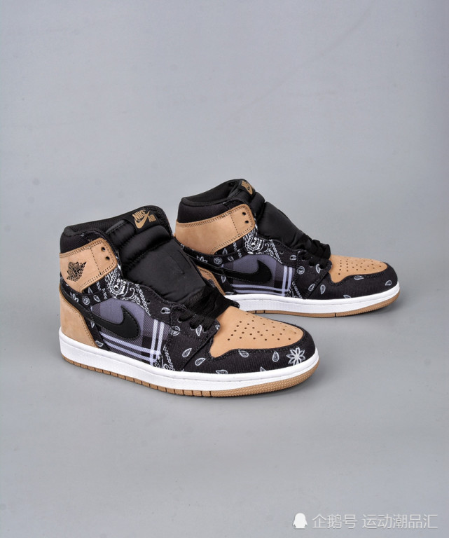 5高帮 腰花果 aj1 乔丹1代 高邦 腰果 "parachute beige" 与洛杉矶