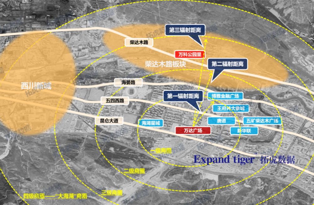 西川新城崛起促使大海湖商圈加速形成