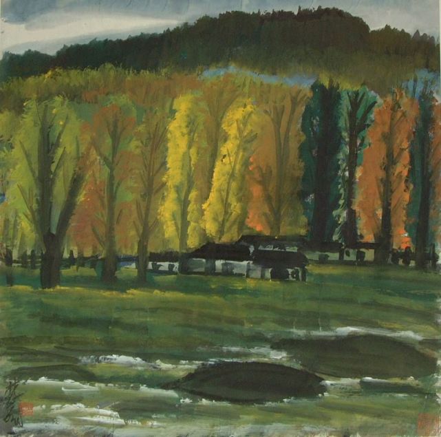 为什么我的眼里常含泪水艾青诗选与林风眠的画