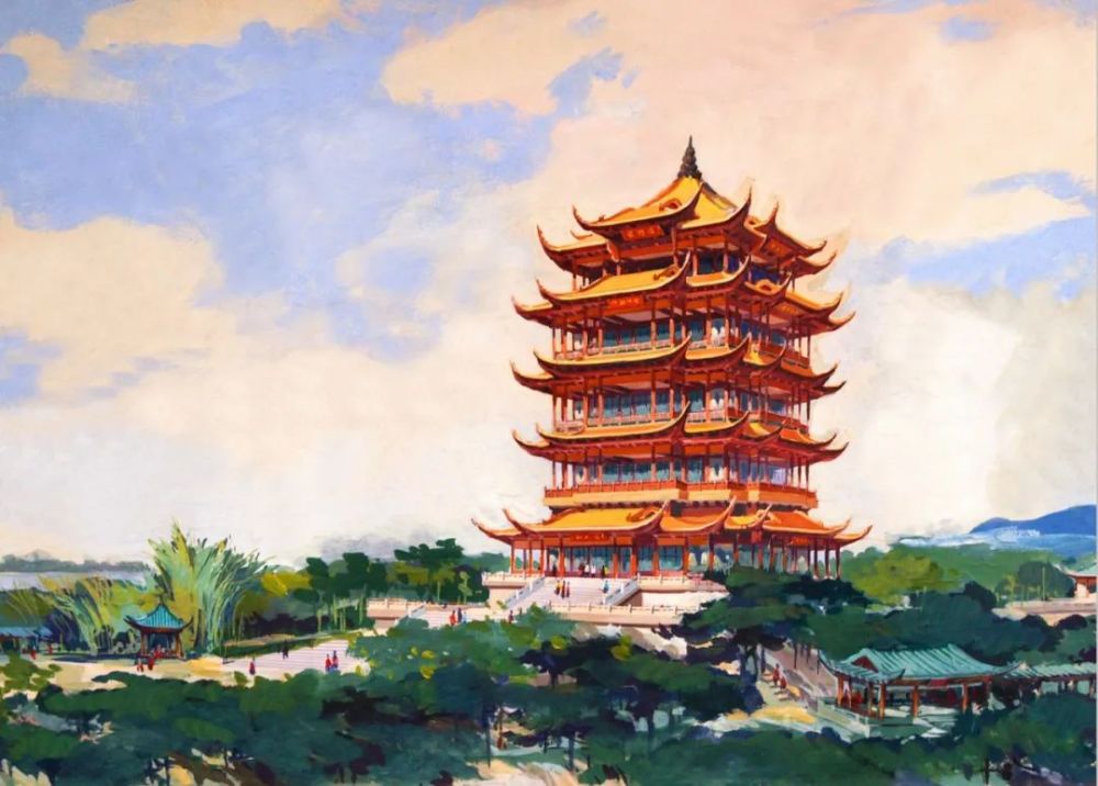 搞不好黄鹤楼我就去跳长江当年重修黄鹤楼他这样立下重誓