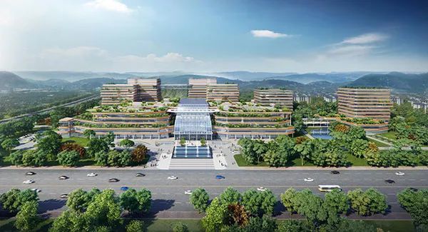 高铁新城·未来社区"小三城"和智慧新城,智造新城,空港新城"大三城"的