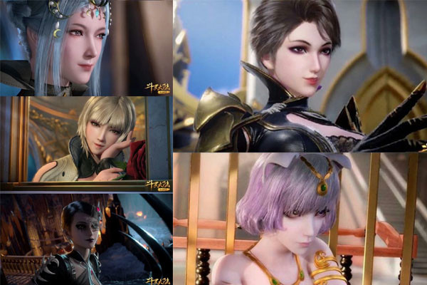 斗罗大陆二十八位女神合辑,小舞和比比东最为养眼,谁是你心中的老婆?