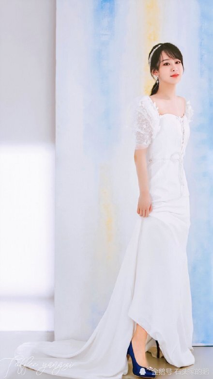 杨紫婚纱造型图片
