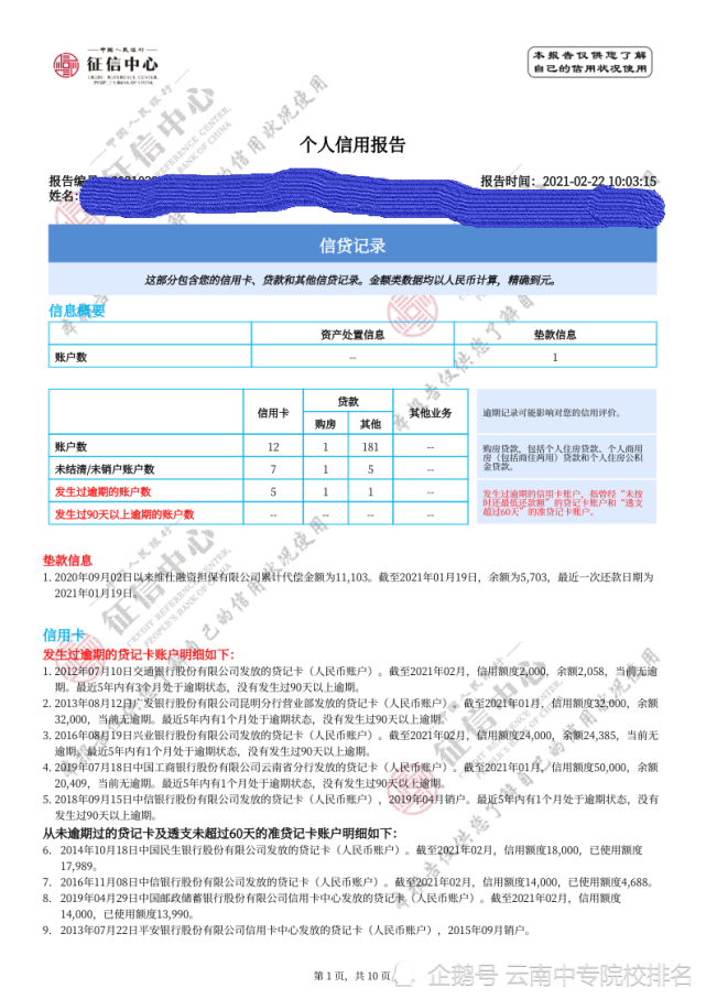 徵信報告1