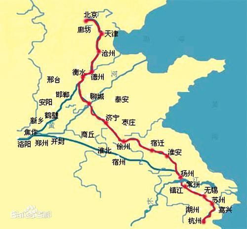 京杭大运河是隋炀帝修建的
