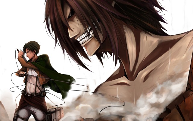 进击的巨人 超清壁纸大全 帅气兵长 艾伦 进击的巨人 壁纸