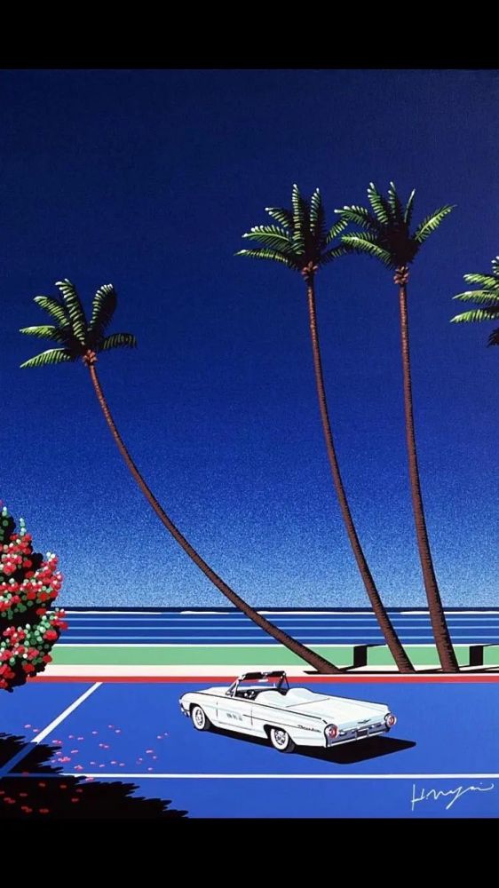 用画笔填满整个夏天 永井博 腾讯新闻