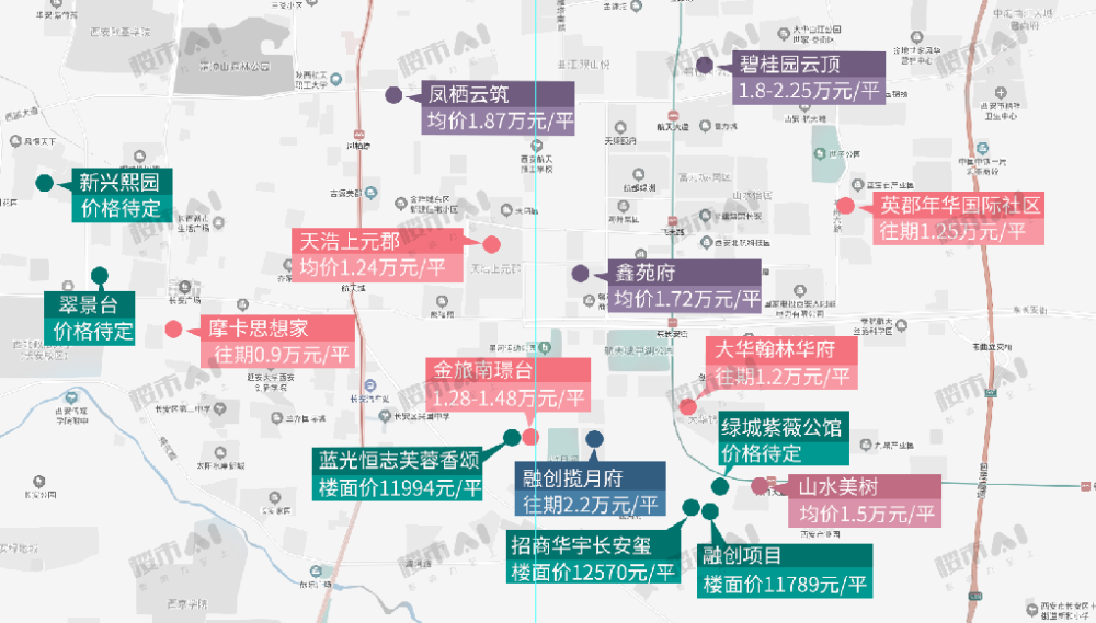 開年福利西安2021年樓盤地圖免費送今年買房就靠它