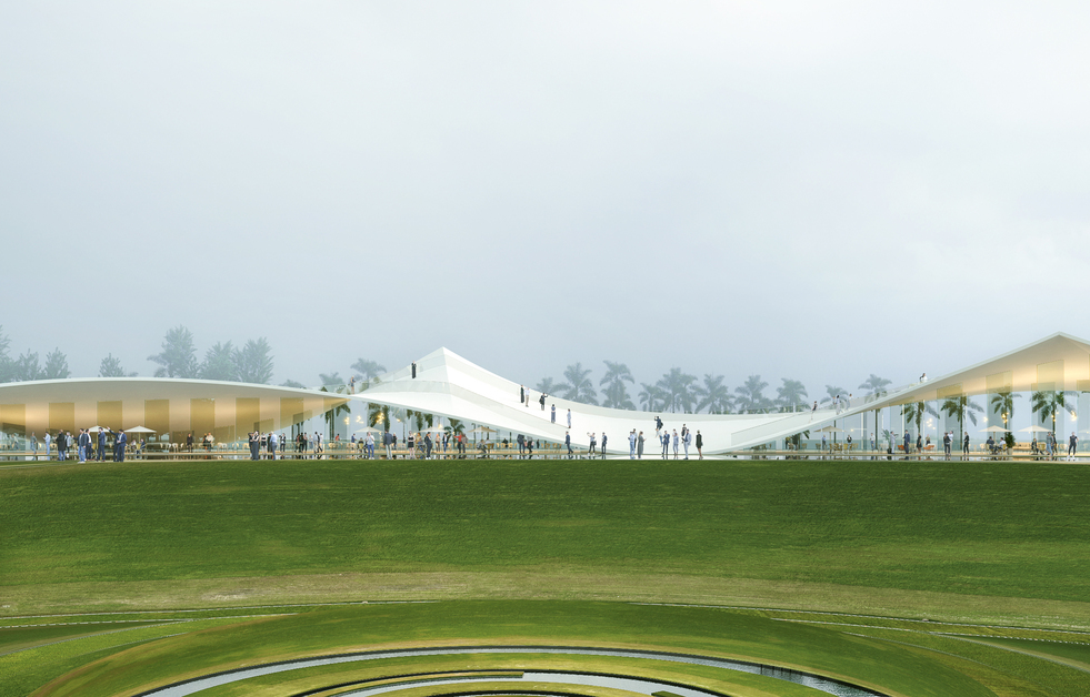 藤本壮介公布海口滨海展亭设计方案,形如"天空之山"