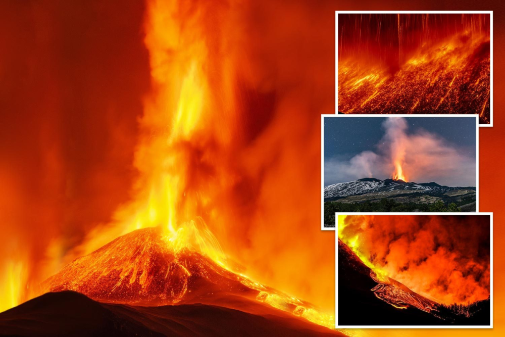 活火山|欧洲最高活火山六天内第四次爆发 熔岩火山灰弥漫 许会引发海啸