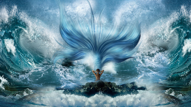 传说最早被记载的美人鱼,是希腊神话当中的海妖塞壬.