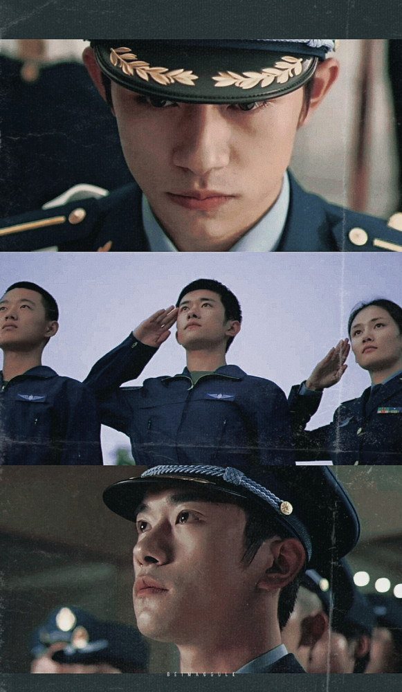 易烊千玺帅气军装照