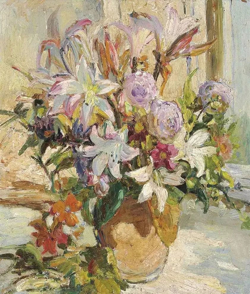 充满着写意风格的绘画20世纪英国最伟大的女画家之一夏普