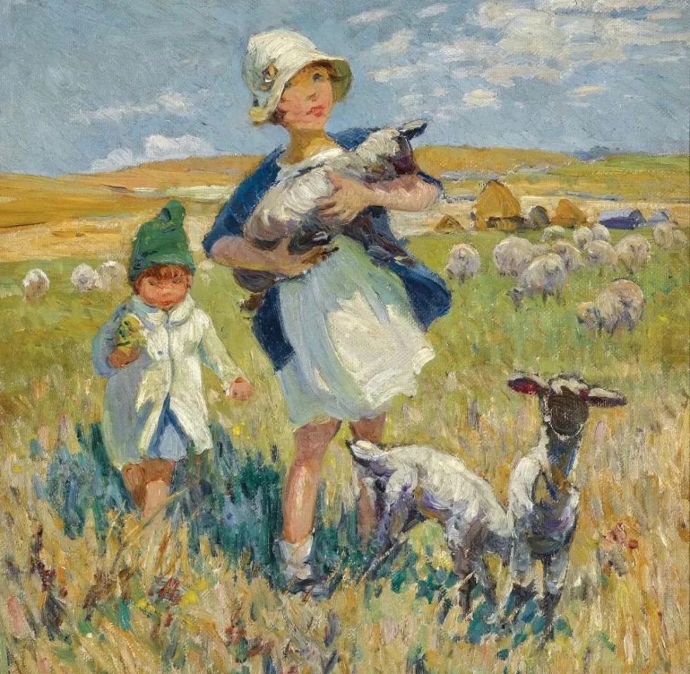 充满着写意风格的绘画20世纪英国最伟大的女画家之一夏普