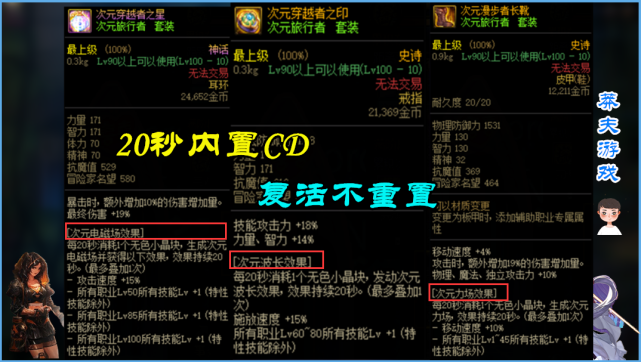 容易丟傷害的3套裝備,次元套內置cd,軍神耳環暗藏概率|dnf|軍神|神話